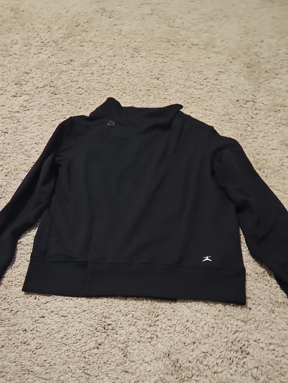 Danskin Black Women's Zip-Up Sweater